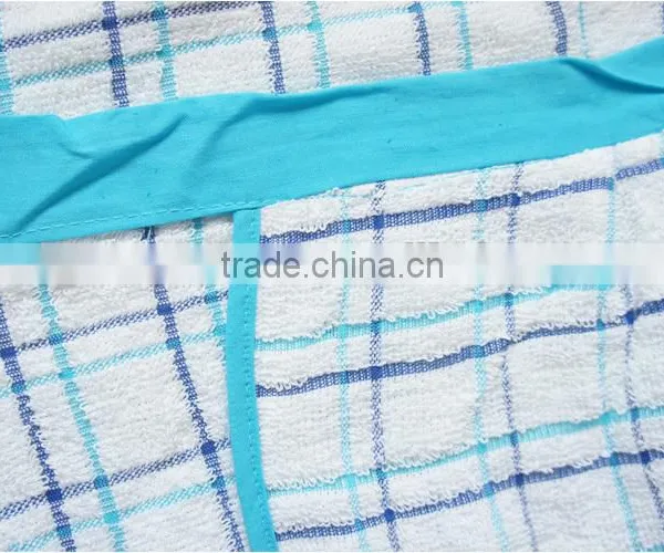 Two Layers Terry Cotton Towel With Pigment Printing Waist Apron photo-3
