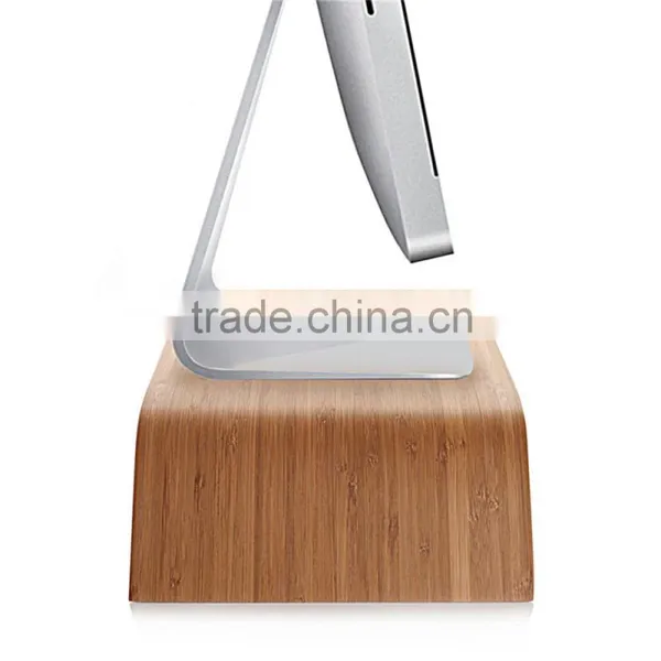 Wooden Stand Bamboo Holder for Apple Desktops Imac/stand Holder for Electronic Device photo-5