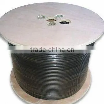 Coaxial Cable With 0.8mm BC Center Conductor Al/Pet Shielding Foil, 64 x 0.12 BC and 6.8mm PVC (5C-2V)