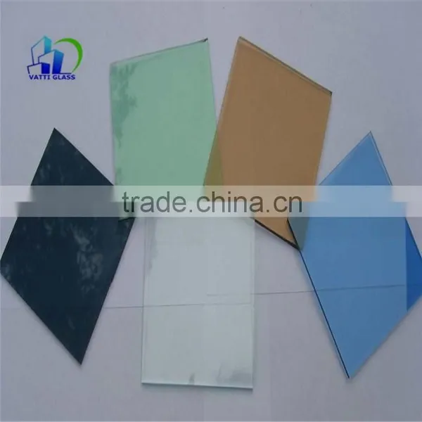 Tempered Reflective Glass Shower Wall Panels Soundproof Wall Reflective Glass Interior Coating Glass Wall photo-2