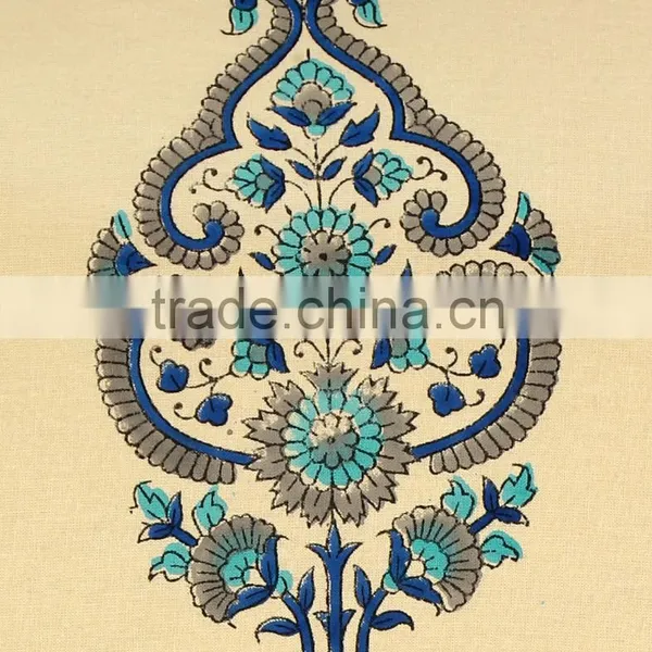 High Quality Bedding Set 100% Cotton Fabric Flower Hand Made Bed Sheet Fabric photo-5
