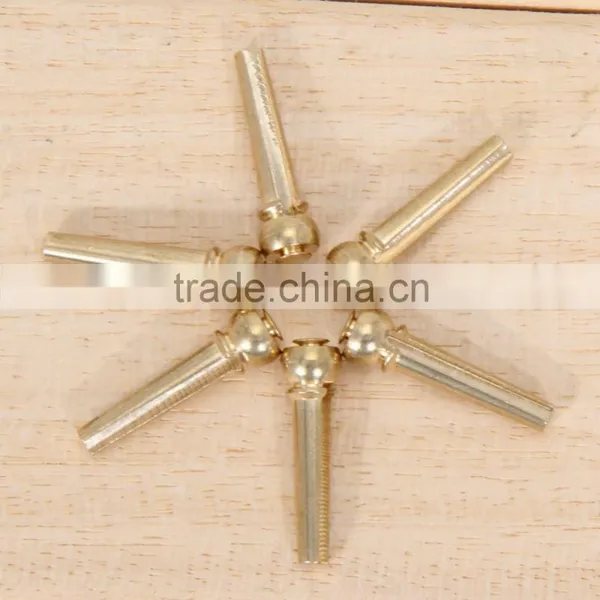 Metal Acoustic Guitar Bridge Pins Guitar Strings Fixed Cone String Pins String Nails Pure Copper 27*8*8mm Professional photo-4
