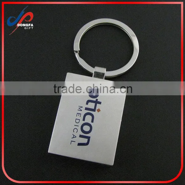 Novelty Design Megnetic Metal Photo Frame Keychain
