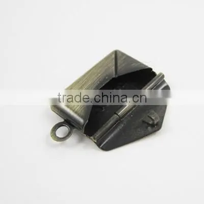13*18MM Vintage Bronze Brass Love Envelope Photo Locket,antiqued Locket 1191024 photo-4
