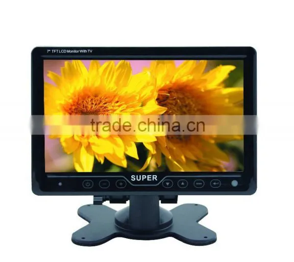 Small 7 Inch Car tv Monitor With Usb,super 7 Tft Lcd tv Monitor photo-3