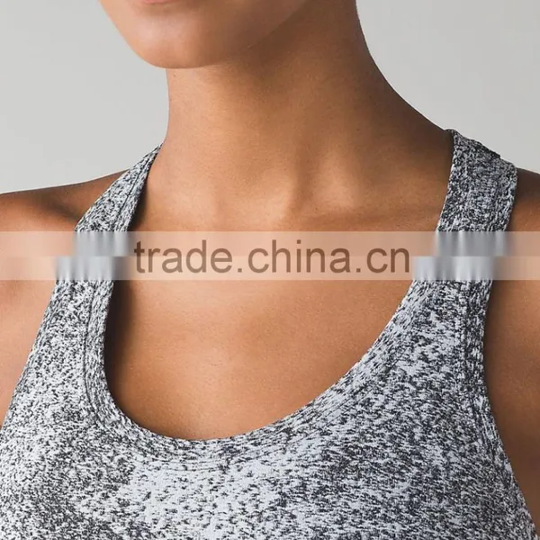 Ladies Custom Fitness Women Tank Top Women Gym Singlet photo-4