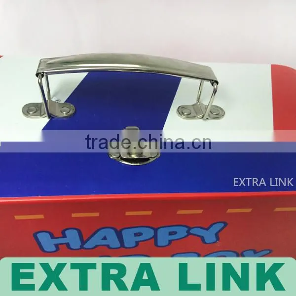 Children Toy Environmental Metal Handle Cardboard Suitcase Box photo-5