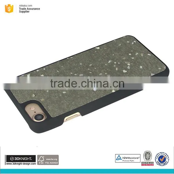 Natural Tactile Material for Iphone 7 Cement Concrete Cell Phone Case photo-4