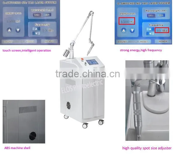 Professional Laser Tattoo Removal Machine Tattoo 1 HZ Removal Q Switch Nd Yag Laser 0.5HZ photo-2