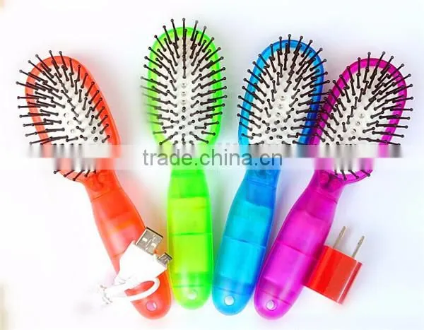 Hot Sale Colorful Vibrating Electric Scalp Massage Comb Laser Hair Comb