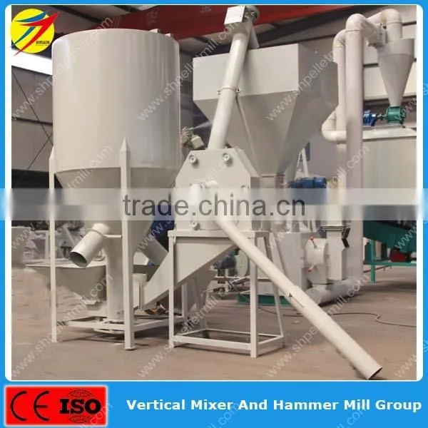 Vertical Type Factory Supply Poultry Livestock Feed Grinder Blender Machine in China photo-2