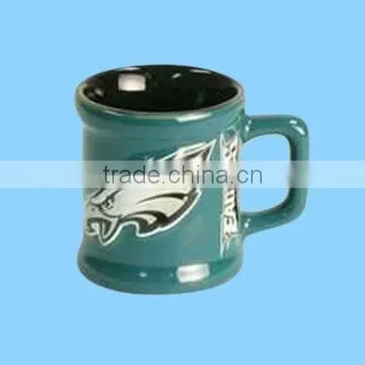 Daily Use Warm Ceramic Beaker Mug With Handle