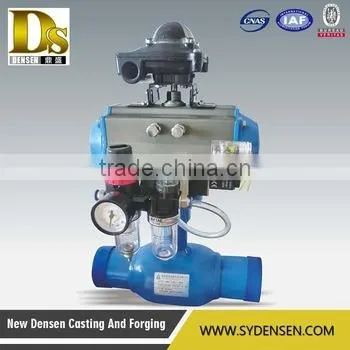 China Manufacturer Direct Marketing Fully Welded Stainless Steel Pneumatic Electric Ball Valve photo-2