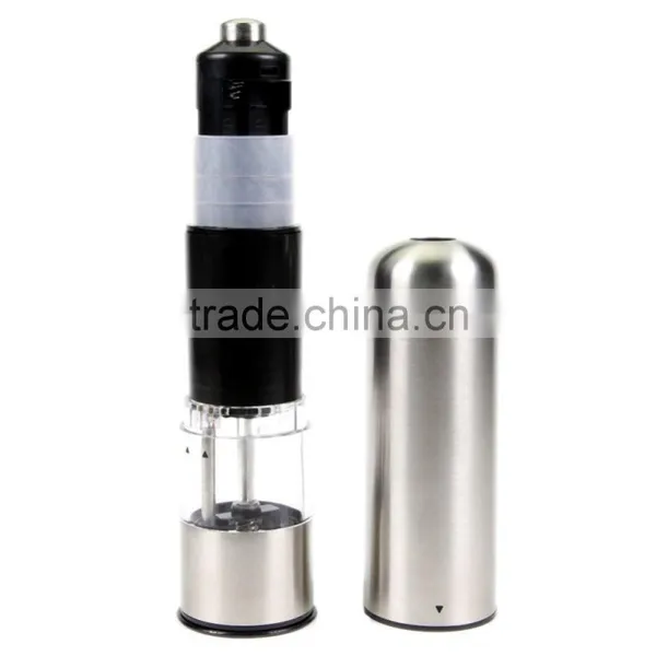Stainless Steel Rechargeable Electrical Salt and Pepper Mills photo-3