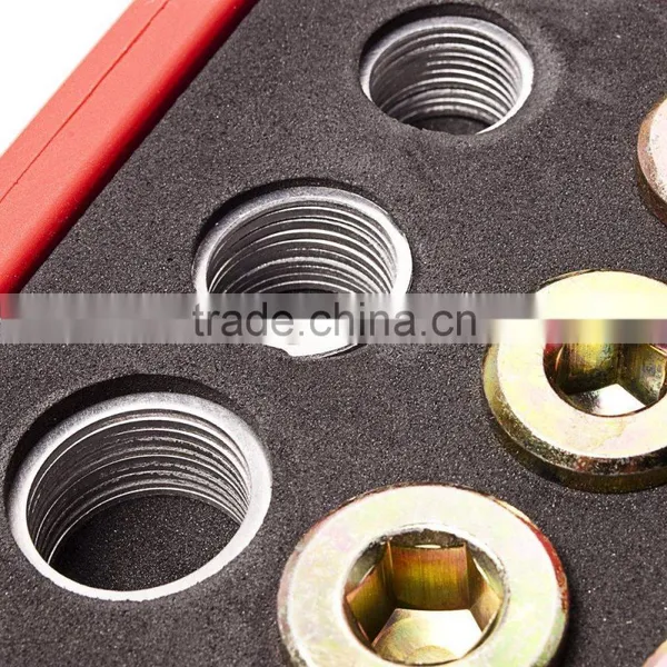 114PCS OIL PAN SUMP DRAIN PLUG THREAD GARAGE WORKSHOP RACE DRIFT REPAIR KIT photo-5