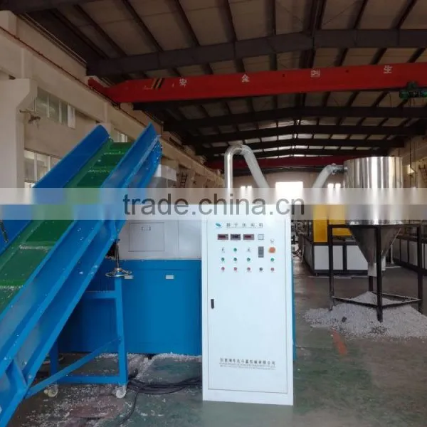 High Output Washed Film Squeezer Using in Recycling Plastic Granulators Production Line to Dry Pellets or Granules photo-2