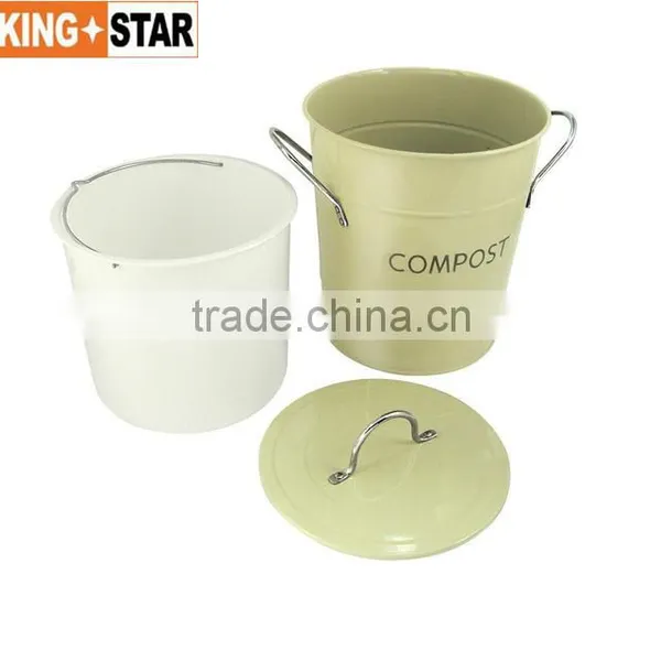 3 Litre Sage Compost Pail photo-2