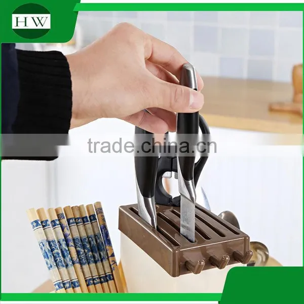 Kitchen Accessories Multipurpose Plastic Flatware Fork Spoon Knife Storage Rack Holder photo-4