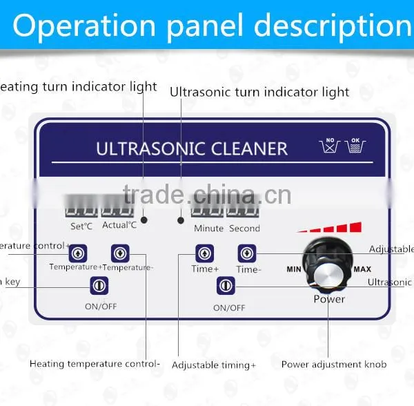 JP-100ST Industrial Ultrasonic Cleaning Machine Laboratory/motherboard Parts Cleaner Power Adjustable photo-6