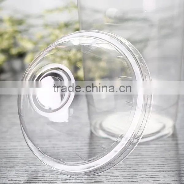 Customized Disposable High Transparent Dome Plastic Cup Lids China Manufactory Price photo-2