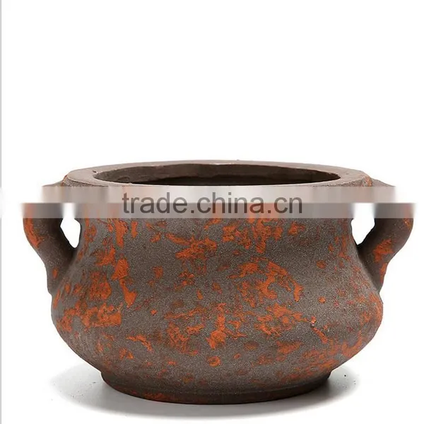 Wholesale Retro do the Old Red Ceramic Outdoor Planters photo-5