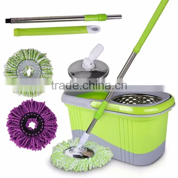 Vivinature Stainless Steel Deluxe Rolling Spin Mop photo-5