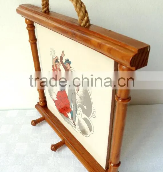 Unusual Vintage Wooden Frame photo-4