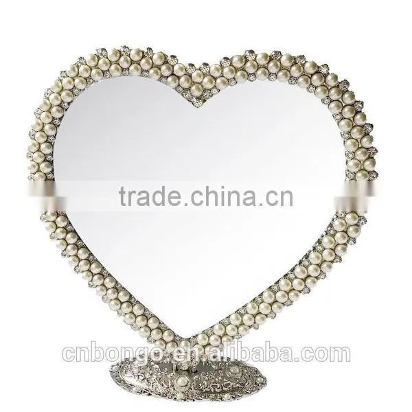 Decorative Big Heart Shaped Mirrors Dresser Mirrors Framed Mirrors photo-2
