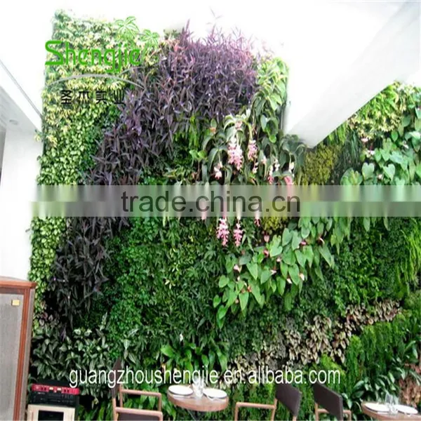 SJLJ013441 Wholesale Cheap Artificial Green Wall / Fake Plastic Grass Wall for Wall Decoration photo-5