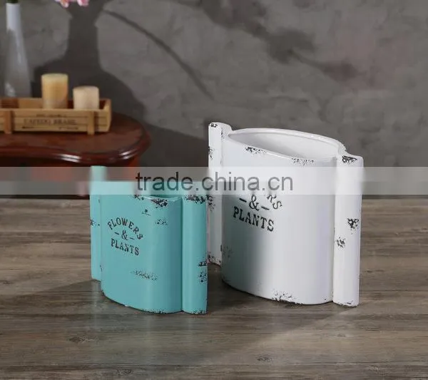 Hot Sale Colorful Archaistic Garden Stoneware/ceramic Flower Plants/flower Pot photo-5