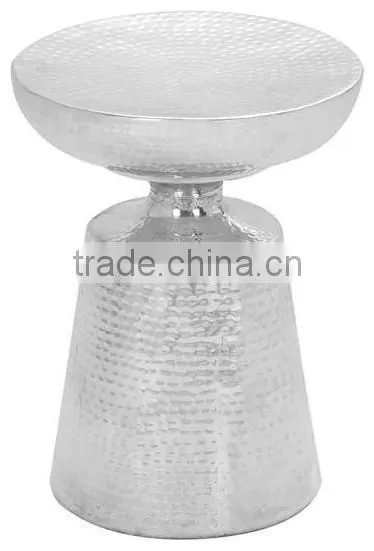Hand Hammered Modern Side Table photo-2