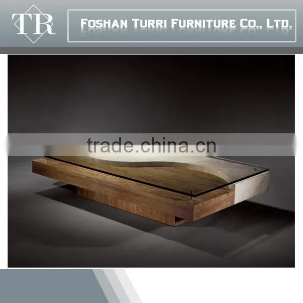 Modern White and Yellow Veins Stone Combined Console Table With Glass photo-6