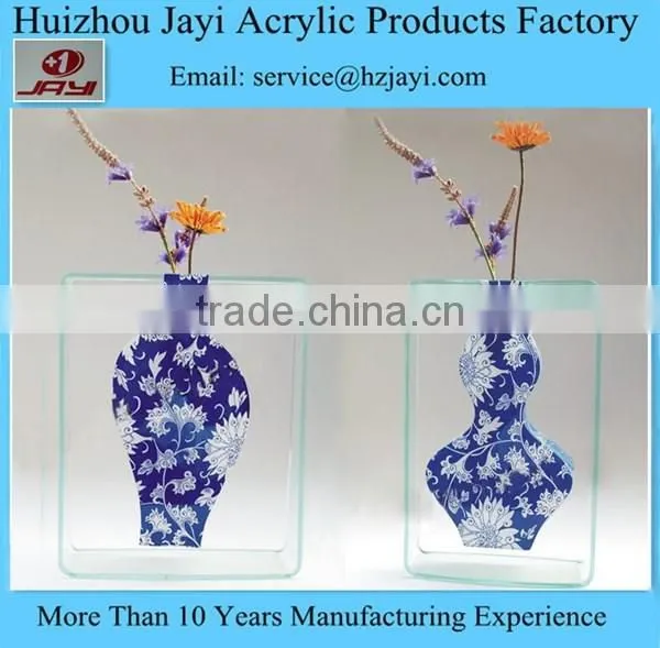 China Manufacturer Wholesale Clear Plexiglass Flower Vase photo-6