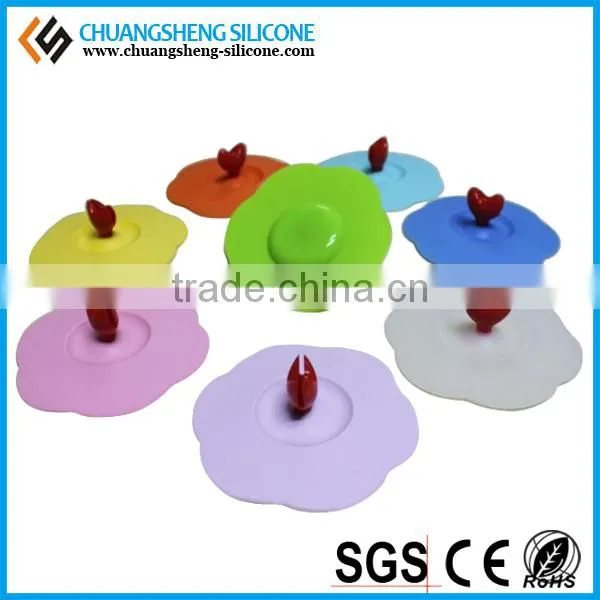 Candy Color Silicone Coffee Cup Cap photo-5