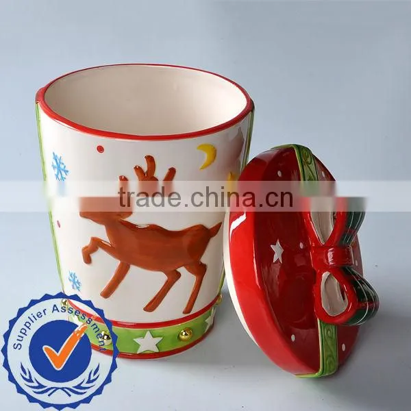 Christmas Items Reindeer Canister photo-1