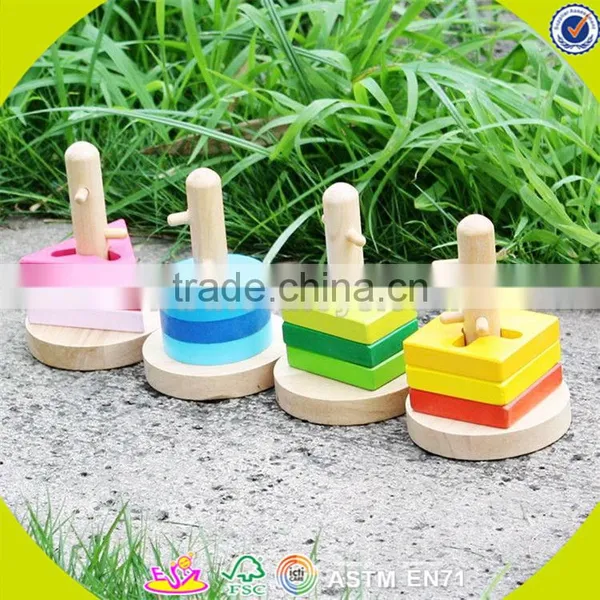 Wholesale Colorful Wooden Sort and Stack Toy Intelligence Wooden Sort and Stack Toy W11C001 photo-6