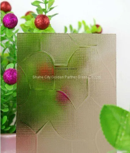 Clear/Bronze/Green/Blue/Grey Obscure Decorative Glass,Embossing Glass photo-4