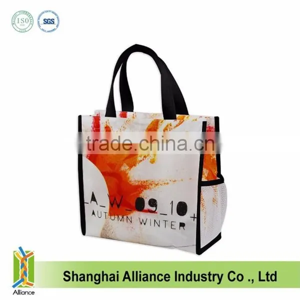 CMYK Full Color Cute Bear Printing Laminated PP Woven Shopping Bag photo-2