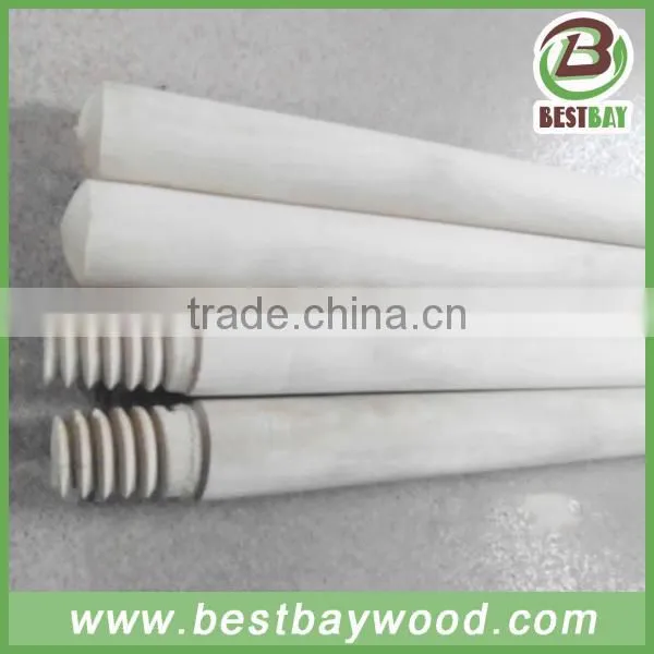 Wooden Broom Handle With Thread Wooden Broom Stick in Brush Wooden Garden Tools photo-4