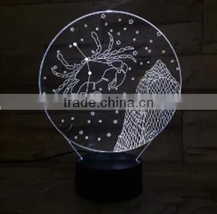 Customized 3d Led Light for Zodiac photo-2