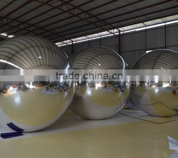 Factory Direct Inflatable Floating Mirror Silver Ball for Sale photo-2