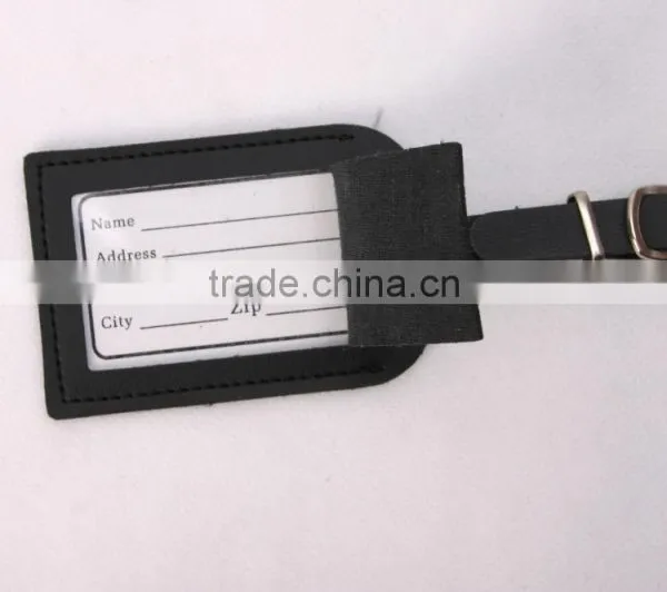 Custom Logo Leather Name Tag Luggage Tag photo-5