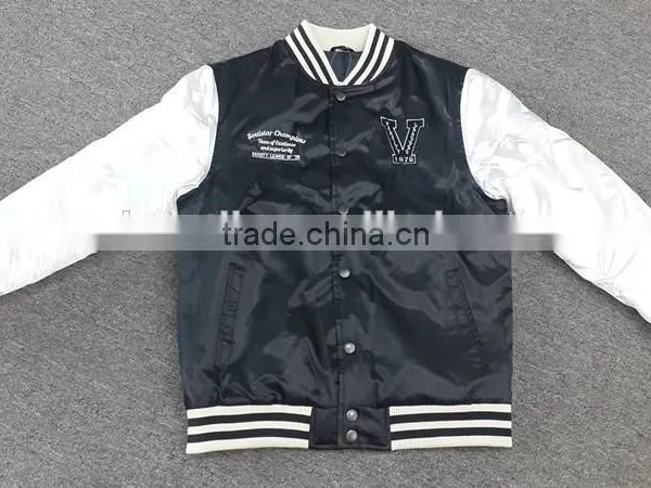 Satin Jackets/ Satin Baseball Jacket/ Satin Varsity Jackets for Man