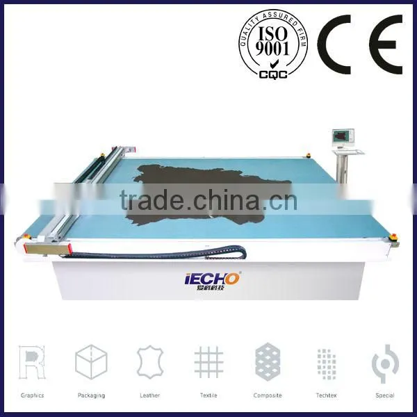IECHO Vibrating Blade Leather Cutting Machine for Footwear,bags and Garment