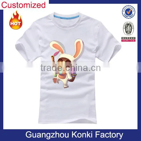 High Quality White T-shirt/cheap Plain White T-shirt/bulk Wholesale uk White T-shirt photo-3