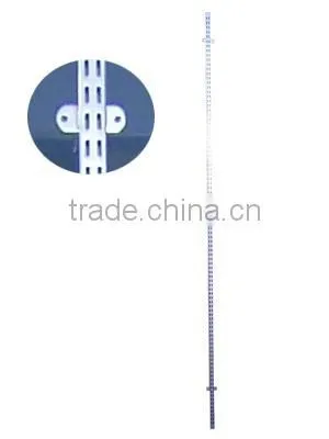 Black 1" Double Slotted Pole Tubing and Standard for Clothes Shop photo-3