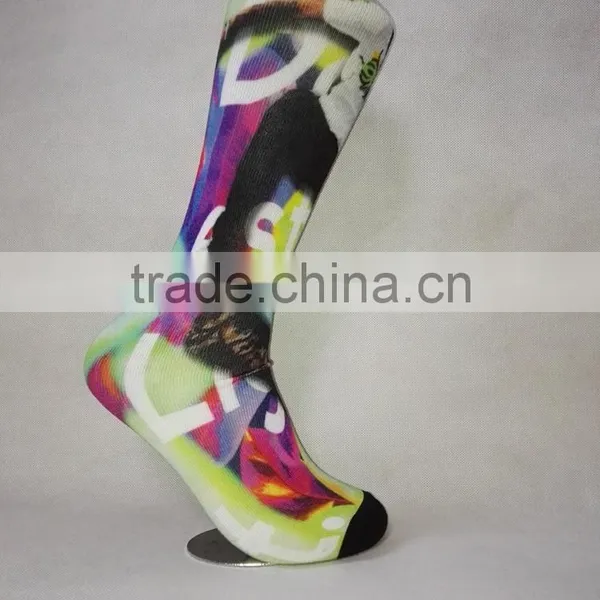 3d Print 360 Degree Seamless Sublimated Oem Dress Socks photo-3
