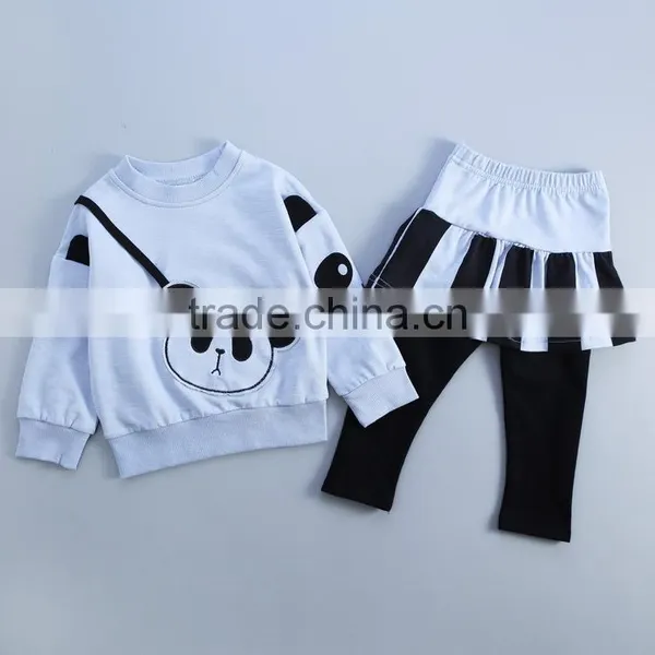 2016 Autumn Baby Girl Clothing Set Wholesale Children's Boutique Clothing photo-3
