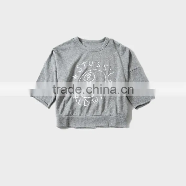 Ladies Clothing Hip Hop Clothing Crew Neck Half Sleeve Hoodies photo-4