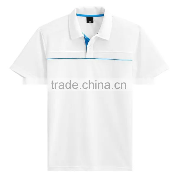 Bulk New Design Fashion 100% Polyester Dry Fit Custom Mens Polo Shirt photo-2